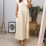 La Scintilla | Sleeveless Pleated Dress