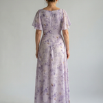 Vaelis |  Flutter Sleeve Midi Dress