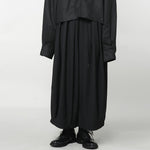 Japanese Style Wide-leg Casual Nine-point Pants