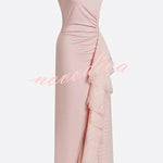 Aurelia Elegant Asymmetric Pleated Dress