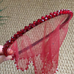 Breathable Red Semi-coverage Headband