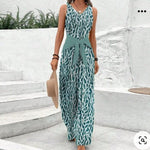 Freya Clarke | Printed Wide-Leg Jumpsuit For Women