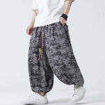 Loose Zen Embroidered Wide Leg Pants