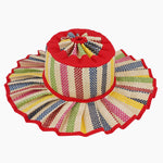 Stylish Foldable Sun-protective Woven Casual Straw Hat