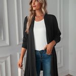 Zeagoo Women's Cable Knit Oversized Dressy Cardigan Jackets Long Sleeve Cardigan Sweaters