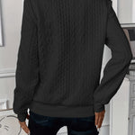 Amalie | Cozy Zip-Up Cable Knit Sweater