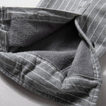 Striped Retro Slim Fit Casual Shirt Top