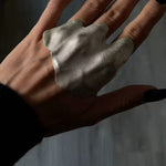Fashionable Irregular Pleated Metal Ring