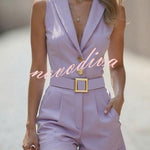 Vivienne Sophisticated Blazer Romper