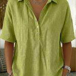 Bianca | Casual Button-Up Collar Shirt