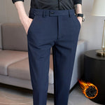 Invisible Elastic Waist Casual Trousers