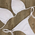 Sexy Adjustable Lace-up Two-Piece Swimsuit