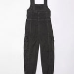 Women's Drape Baggy Cargo Overalls