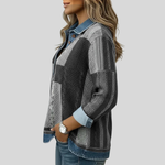 Meridell | Color-Block Print Sweater