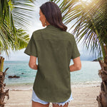 Short Sleeve Blouses Lightweight Loose Top - Zeagoo (Us Only)