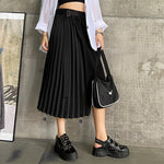 Japanese Casual Irregular Short-sleeved T-shirt Pleated Skirt
