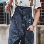 Retro Denim Overalls