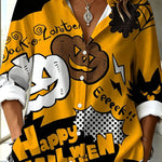 Fun Jack-O'-Lantern Face Orange Shirt