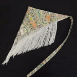 Bohemian-style Triangular Scarf Belt with Tassels
