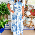 Brooke Thompson | Classic Toile Maxi Dress For Women