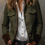 BELLE™ - ELEGANT VINTAGE HOUNDSTOOTH BLAZER