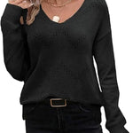 Zeagoo Women's Knitted Jumper Elegant Pullover (DE Only)