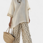 Ilaria | Sophisticated Top and Casual Pants