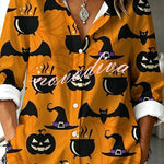 Fun Jack-O'-Lantern Face Orange Shirt