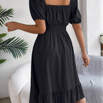 Freya Bennett | Ruffled A-Line Midi Dress For Women