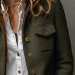 BELLE™ - ELEGANT VINTAGE HOUNDSTOOTH BLAZER