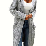 Harper | Long Hooded Cardigan