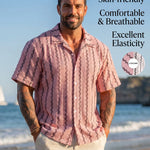 KZZ Men's stylish casual short-sleeve T-shirt