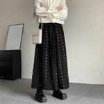 Buttoned Loose Wide-leg Culottes