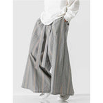 Loose Culottes Harem Stripe Casual Pants