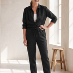 Noor™ | Long Sleeve Shirt Tapered Pants Set