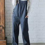 Women's Cozy Corduroy Loose Fit Overalls