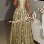 Dazzling Night Sequin Crew Neck Cutout Waist Open Back Flare Maxi Dress