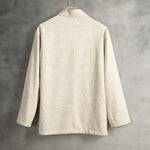 Winter Fleece V-neck Long-sleeved Shirt