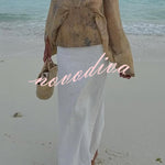 Bohemian Style Ibiza Embroidered Wide-sleeved Shirt