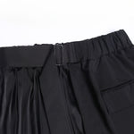 Japanese Casual Irregular Short-sleeved T-shirt Pleated Skirt