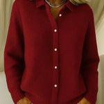 Camille™ | Textured Button-Up Cardigan