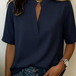 Valerisse | Elegant blouse with sophisticated collar