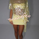 Solid Color Sleeveless Off-shoulder Tube Top and Fitted Stretch Mini Skirt Holiday Set