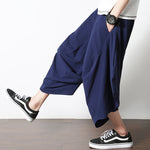 Loose Linen Low-crotch Bloomers