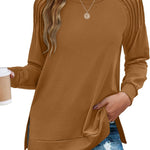 Zeagoo Womens Crewneck Sweatshirt Long Sleeve Tunic Tops