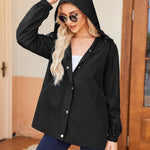 Zeagoo Rain Jacket Women Lightweight Waterproof Hooded Zip Raincoat