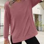 Zeagoo Womens Crewneck Sweatshirt Long Sleeve Tunic Tops