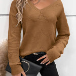 Zeagoo Women's Knitted Jumper Elegant Pullover (DE Only)