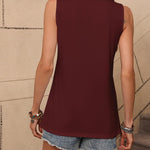 Zeagoo Women's Tank Tops Loose Fit Casual V Neck Boho Shirts