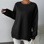Zeagoo Womens Oversized Sweatshirts Hoodies Fleece Crew Neck Pullover